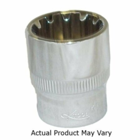 0.37 In. Drive Chrome Spline Socket - 17 Mm